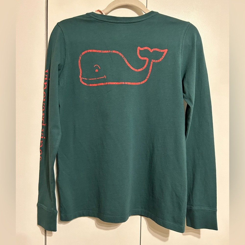 Vineyard Vines Graphic Pocket Tee Two Tone Vintage Whale